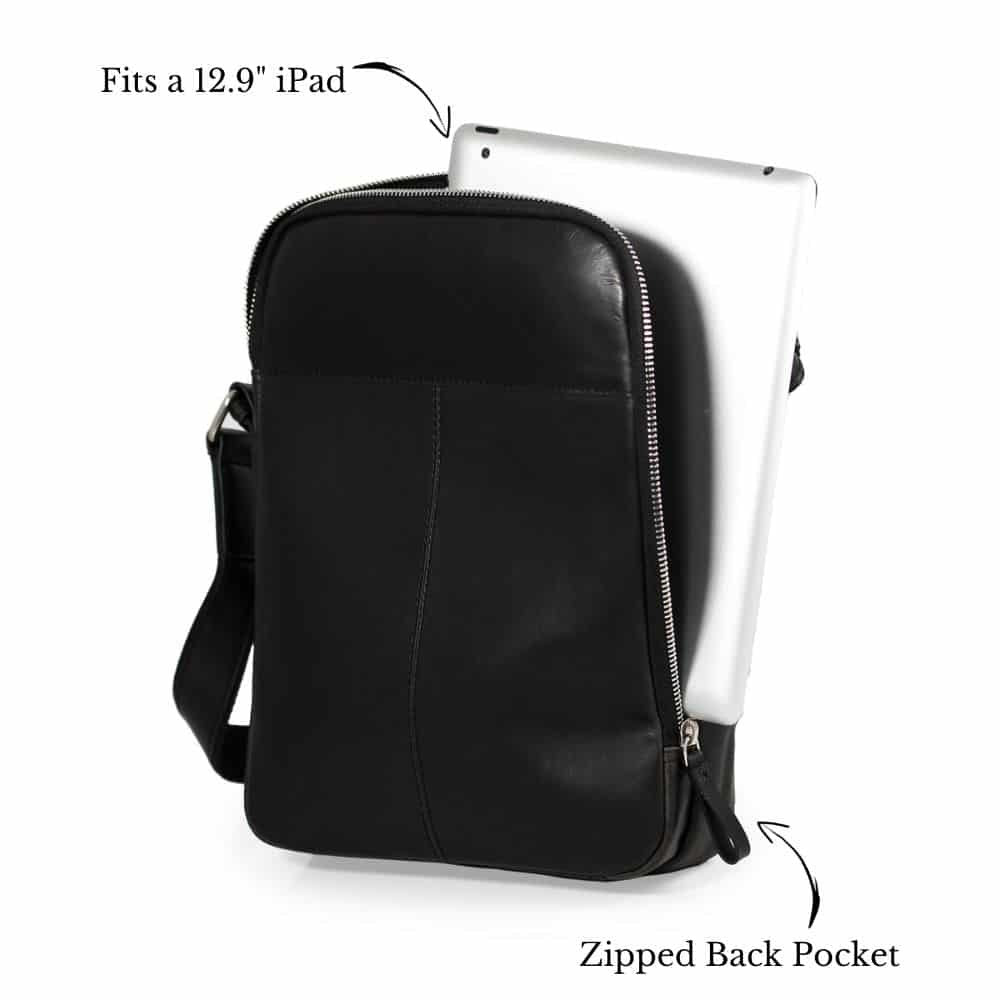 1652BLK Leather Bag For Tablet (4)