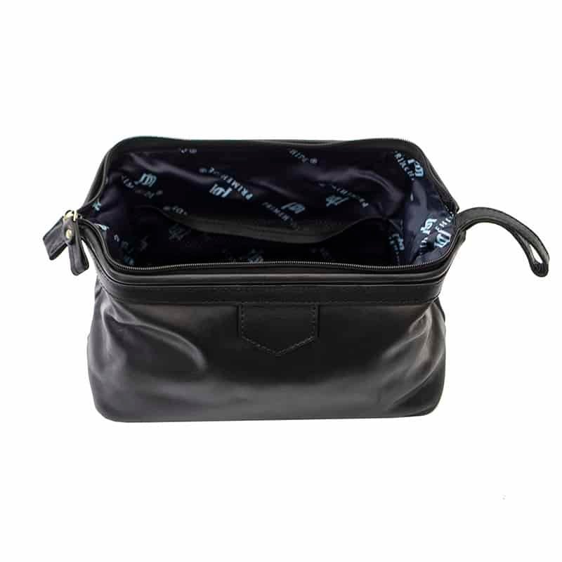 Luxury Leather Washbag - Sandro Tuscan