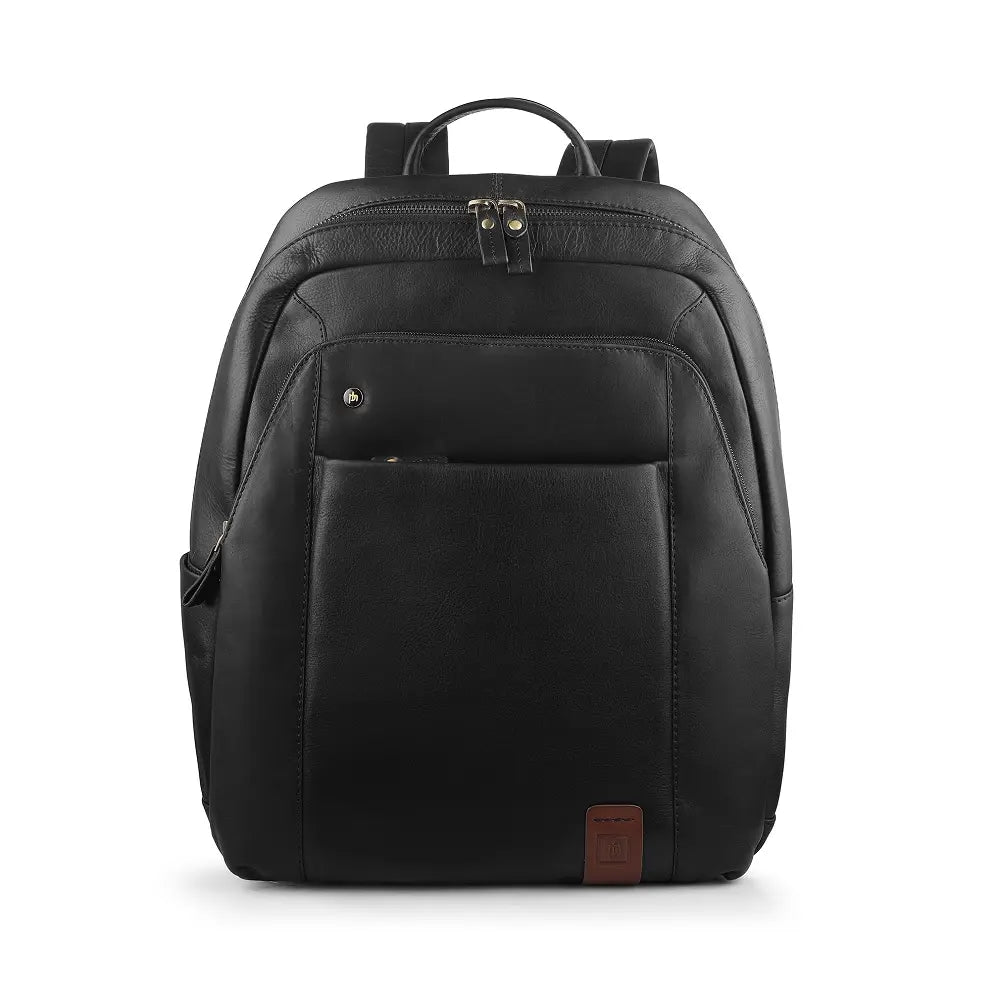 Leather Backpack Morgan Tuscan Black-1