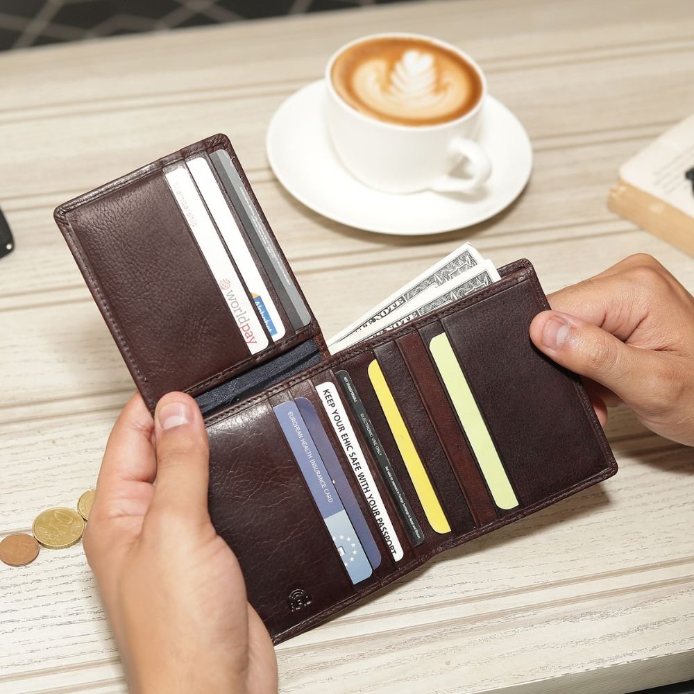 Leather Card Wallet For Men – Enzo Tuscan 2219 Brown (5)