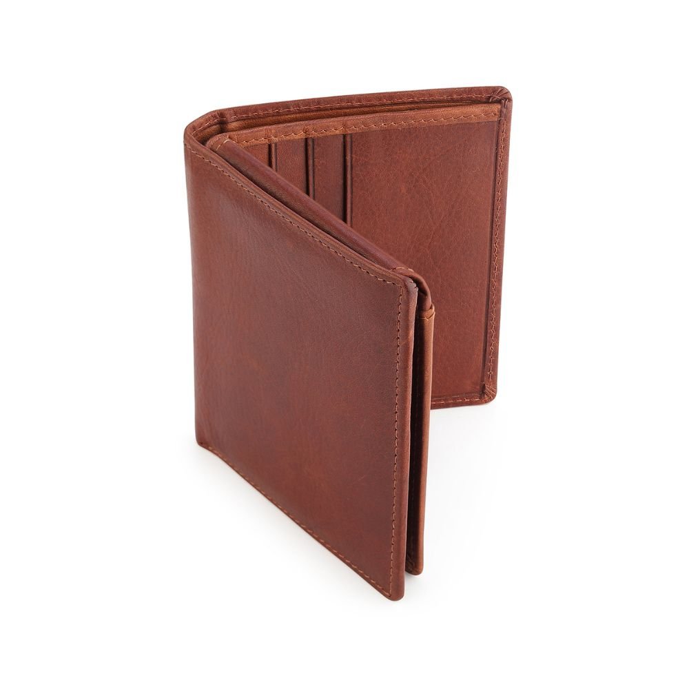 Leather Card Wallet For Men - Enzo Tuscan
