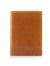 Front view of Tan leather wallet