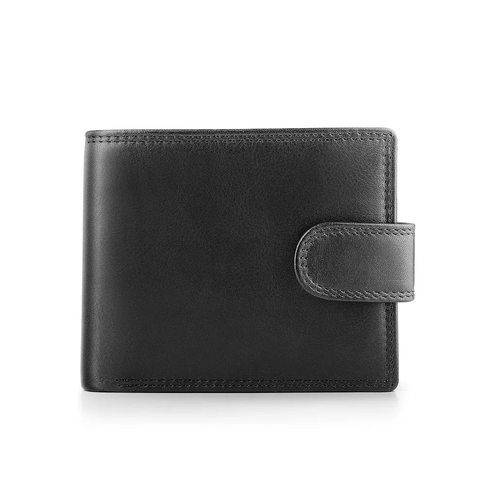 Leather Trifold Wallet For Men - Julian Leon