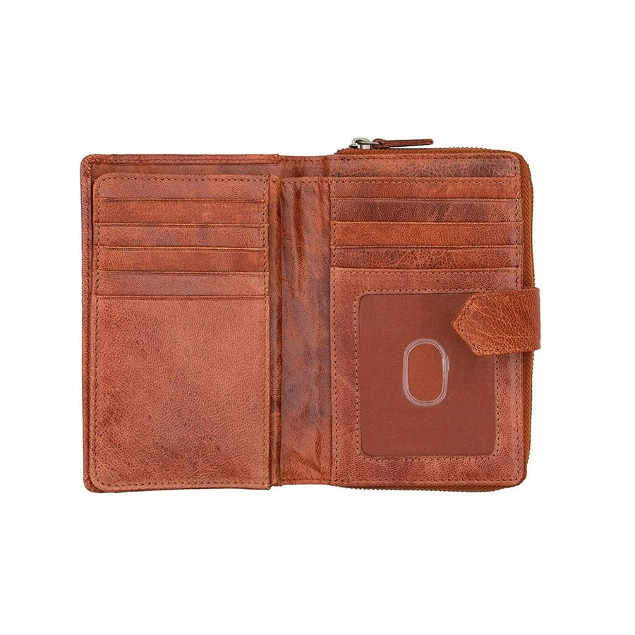 Bifold Leather Purse For Women Arizona