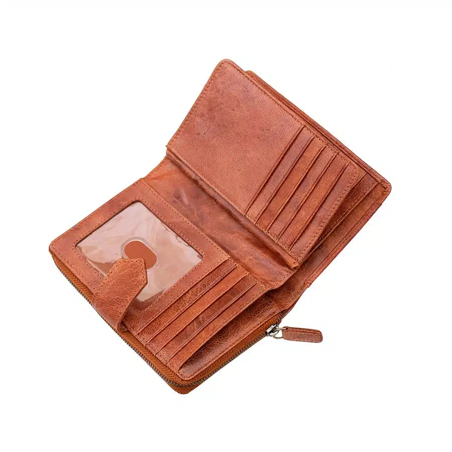 Bifold Leather Purse For Women Arizona