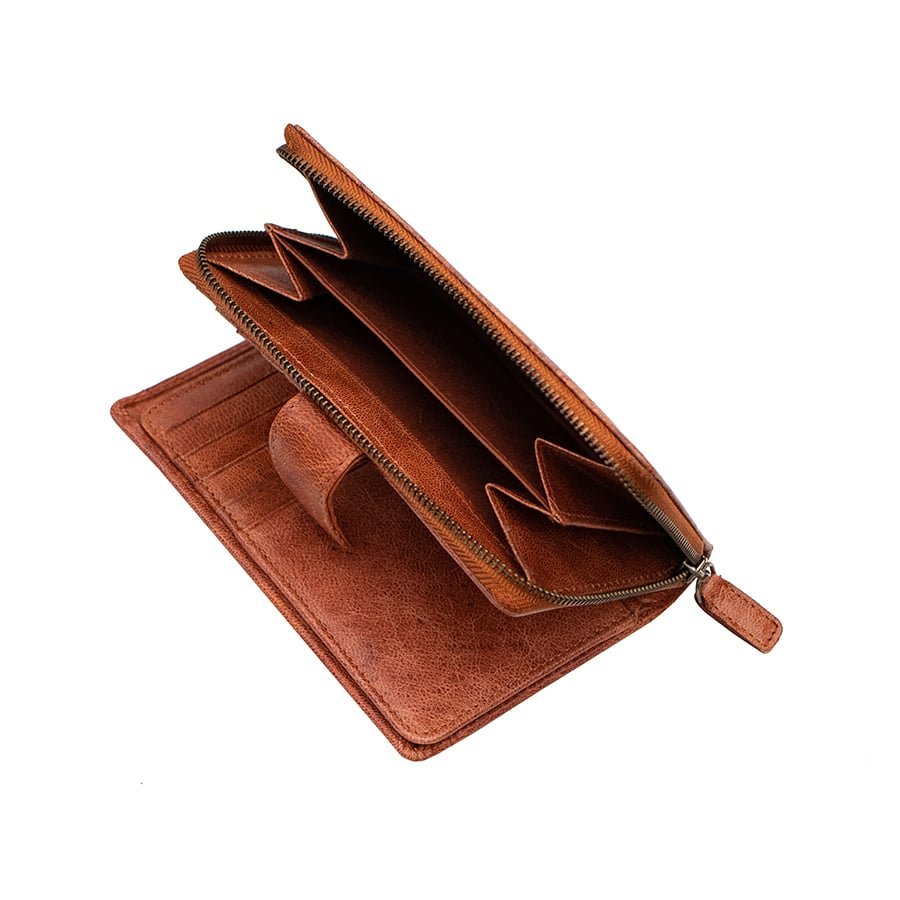 Bifold Leather Purse For Women Arizona