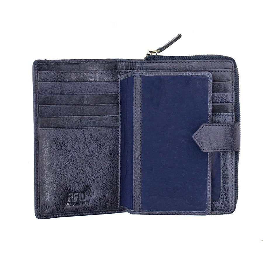 Bifold Leather Purse For Women Arizona