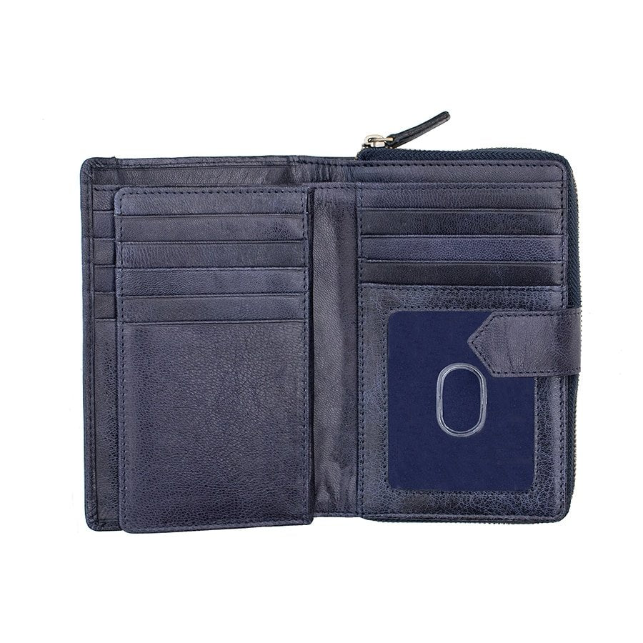 Bifold Leather Purse For Women Arizona