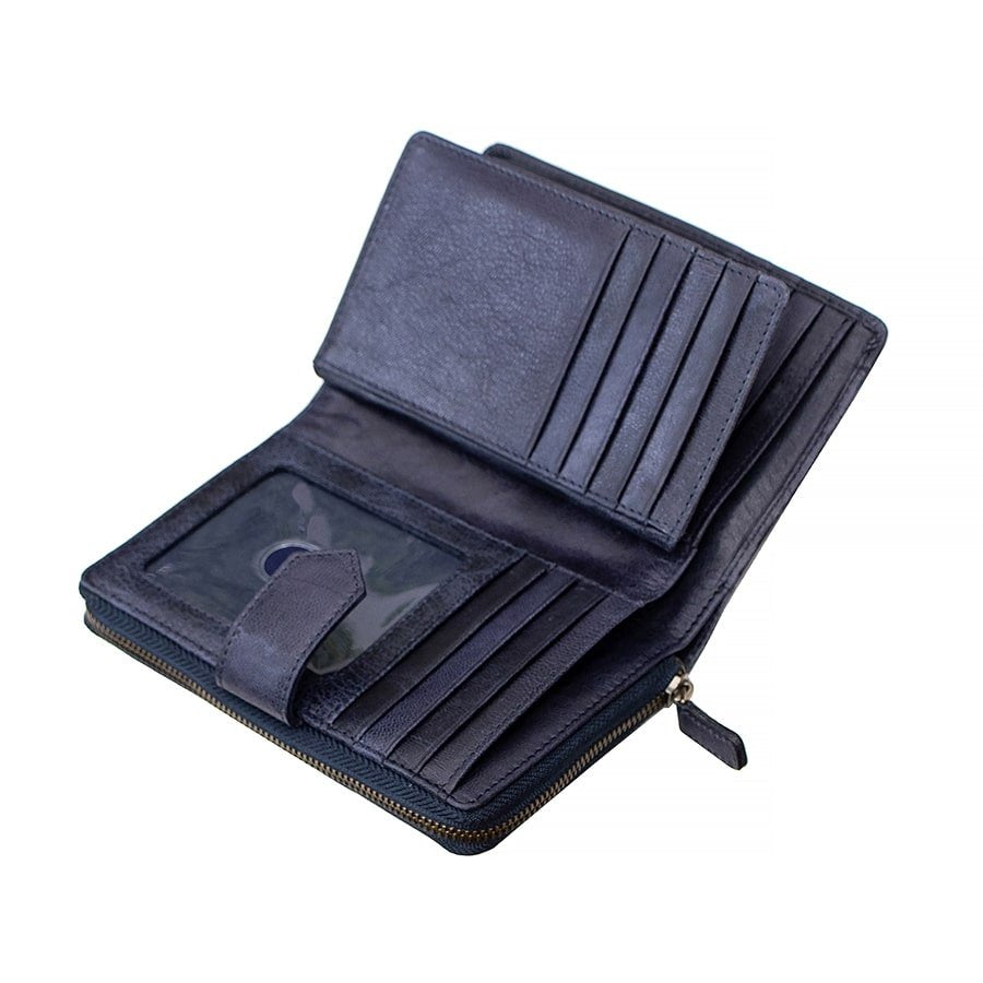 Bifold Leather Purse For Women Arizona