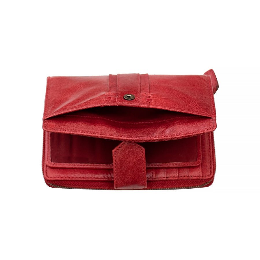 Bifold Leather Purse For Women Arizona