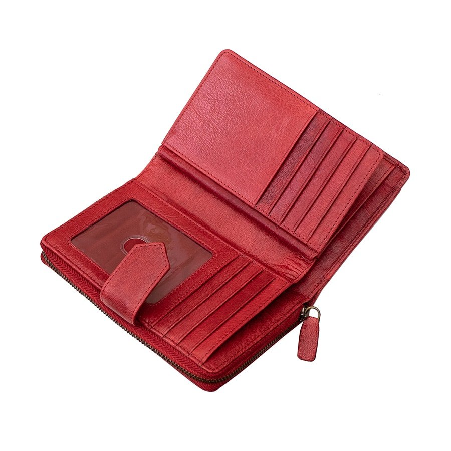 Bifold Leather Purse For Women Arizona