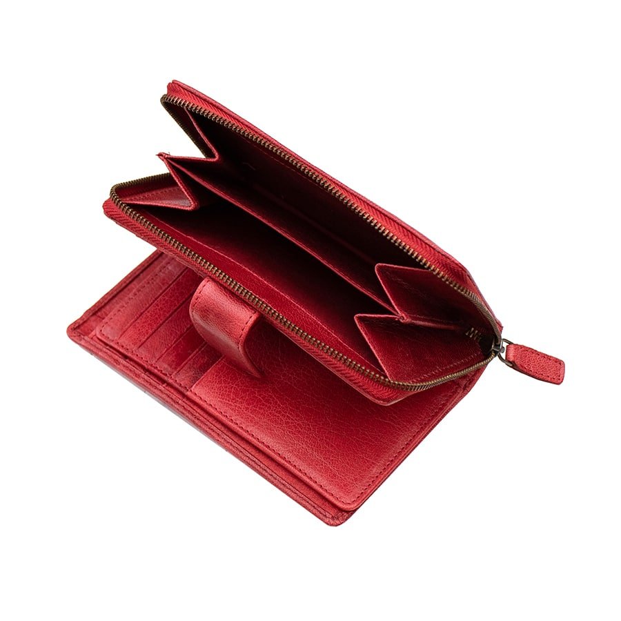 Bifold Leather Purse For Women Arizona
