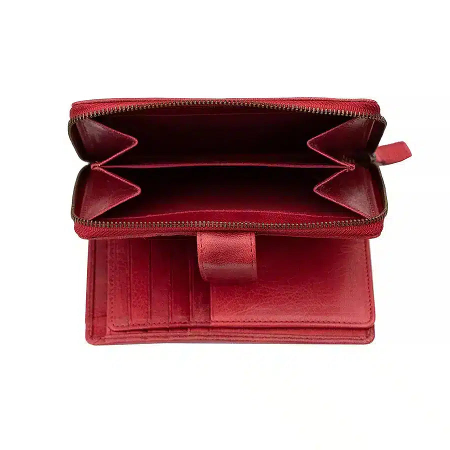 Bifold Leather Purse For Women Arizona