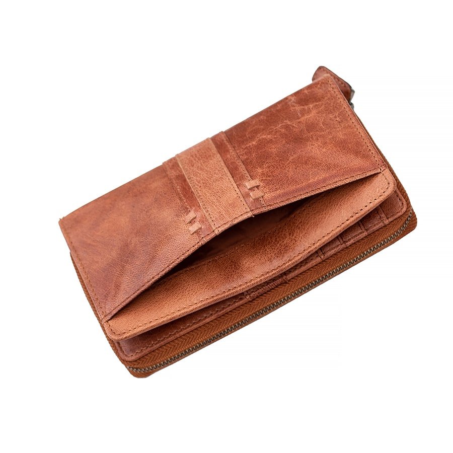 RFID Bifold Leather Purse Arizona