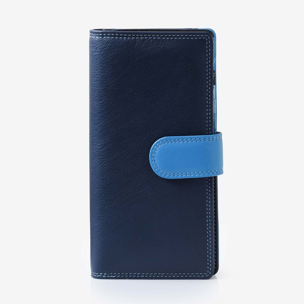 Long Leather Bifold Purse - Victoria London