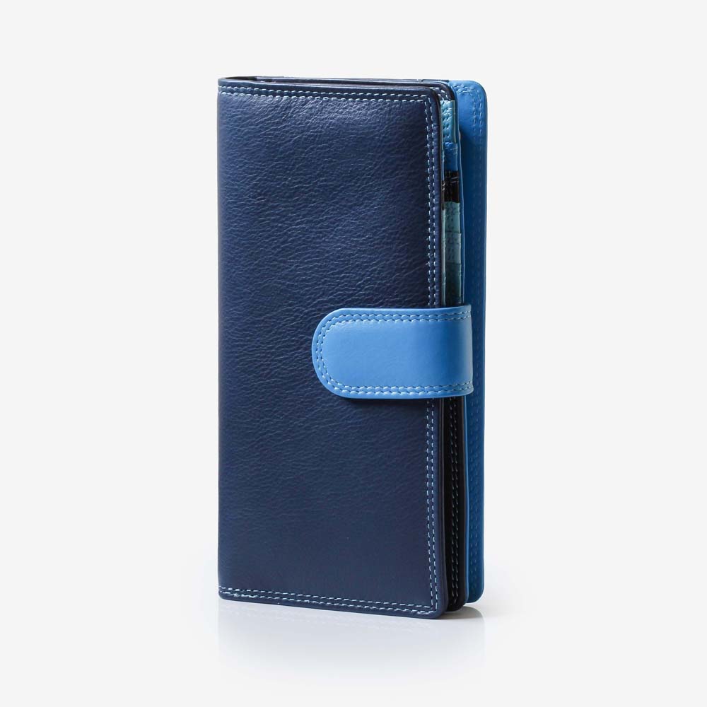 Long Leather Bifold Purse - Victoria London