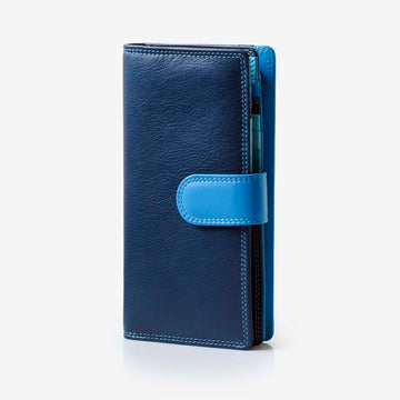 Long Leather Bifold Purse - Victoria London