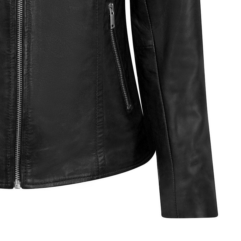 Black Leather jacket for women