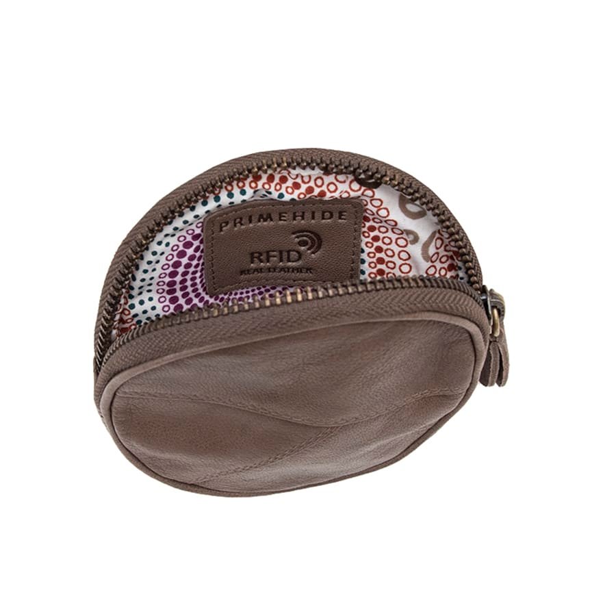 Mushroom Round Zipped Coin Pouch