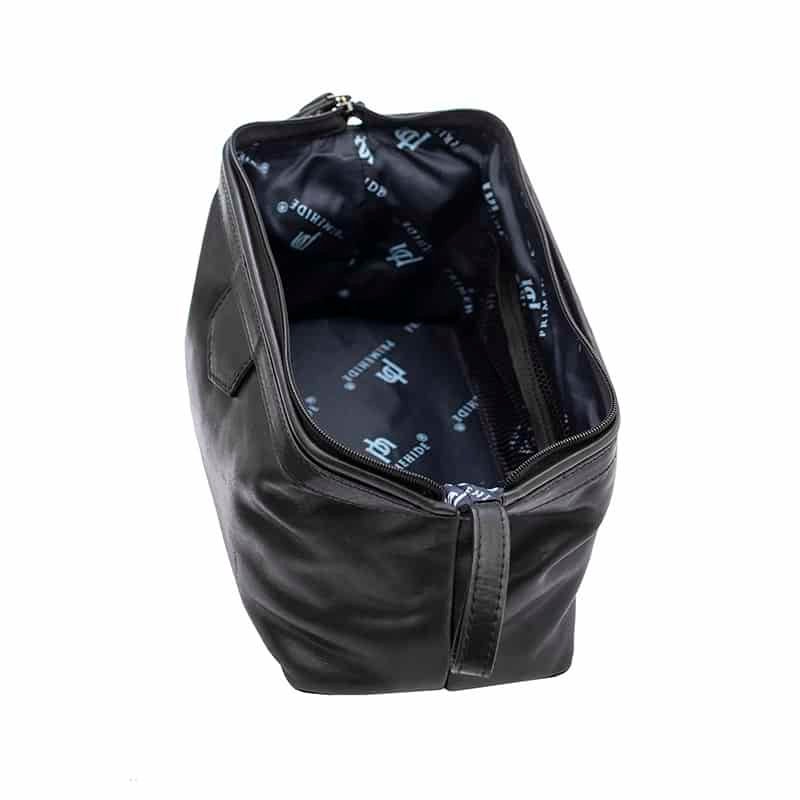 Luxury Leather Washbag - Sandro Tuscan