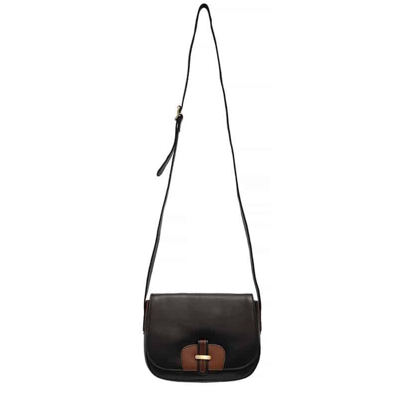 Leather Shoulder Bag - Olivia Tuscan