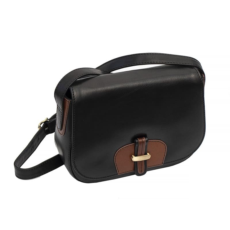 Leather Shoulder Bag - Olivia Tuscan