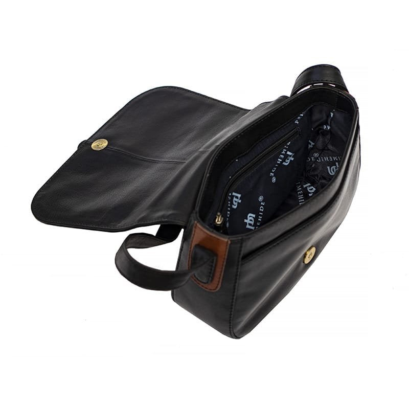Leather Shoulder Bag - Olivia Tuscan