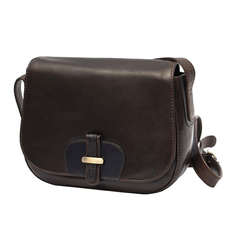 Leather Shoulder Bag - Olivia Tuscan