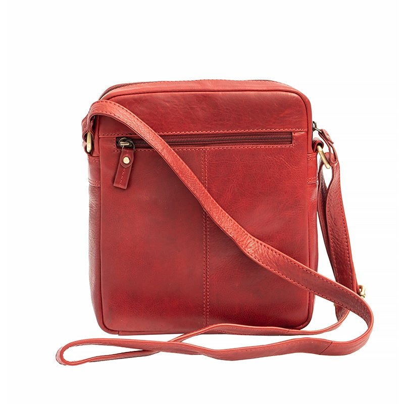 Crossbody Leather Bag - Rafa Tuscan