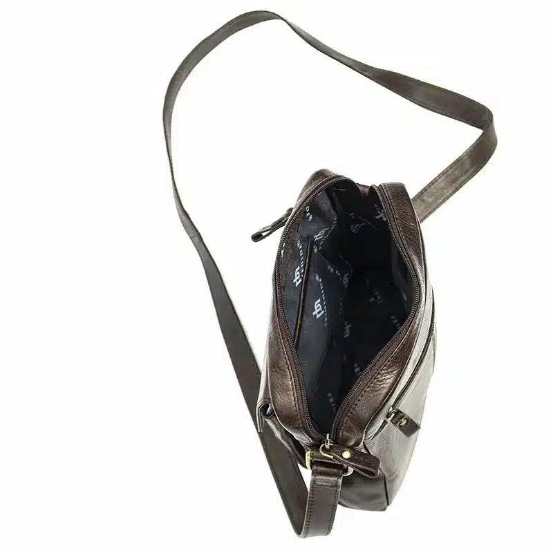 Crossbody Leather Bag - Rafa Tuscan
