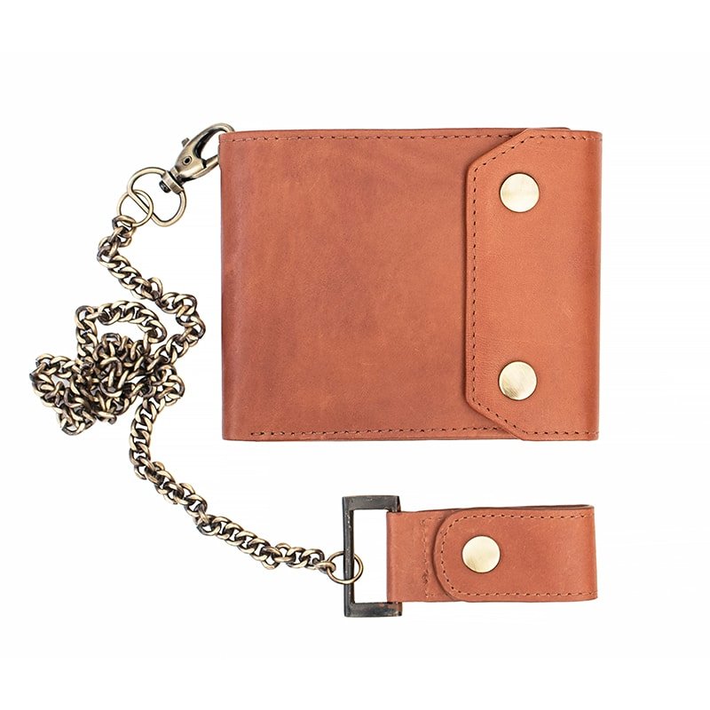Biker Bifold Wallet With Chain - Mad Max