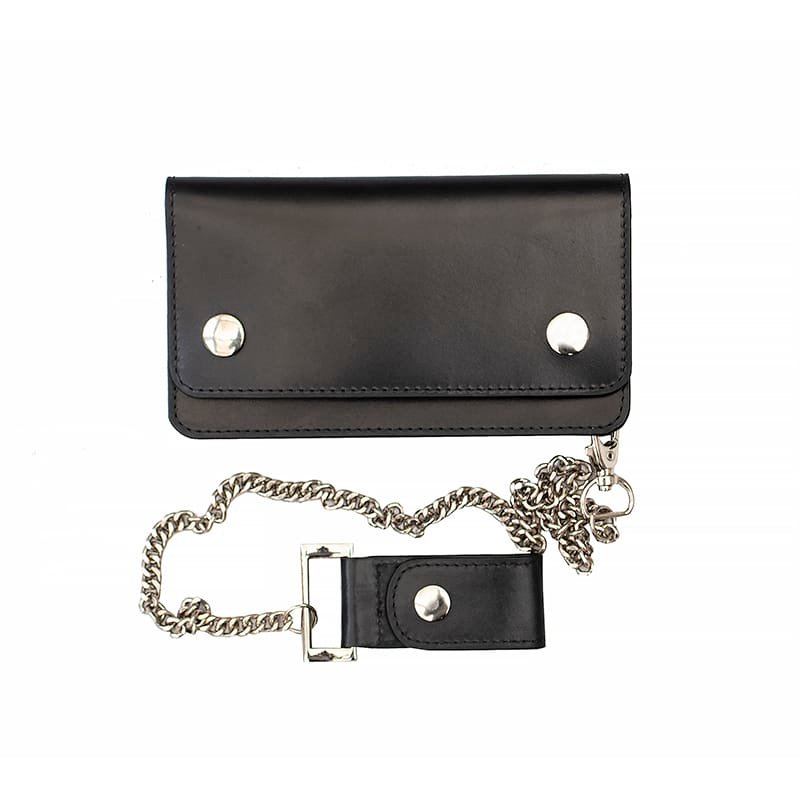Biker Pocket Book Wallet With Chain - Lone Wolf