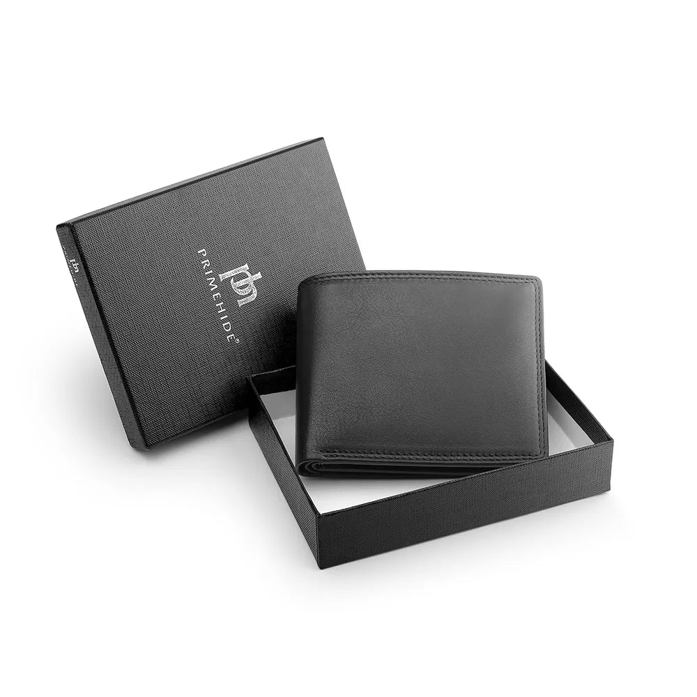 Bifold Leather Wallet For Men - Marcus Leon