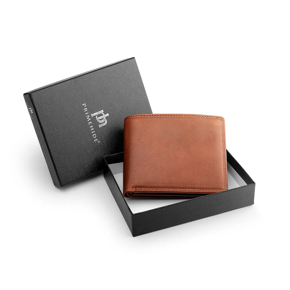 Bifold Leather Wallet For Men - Marcus Leon