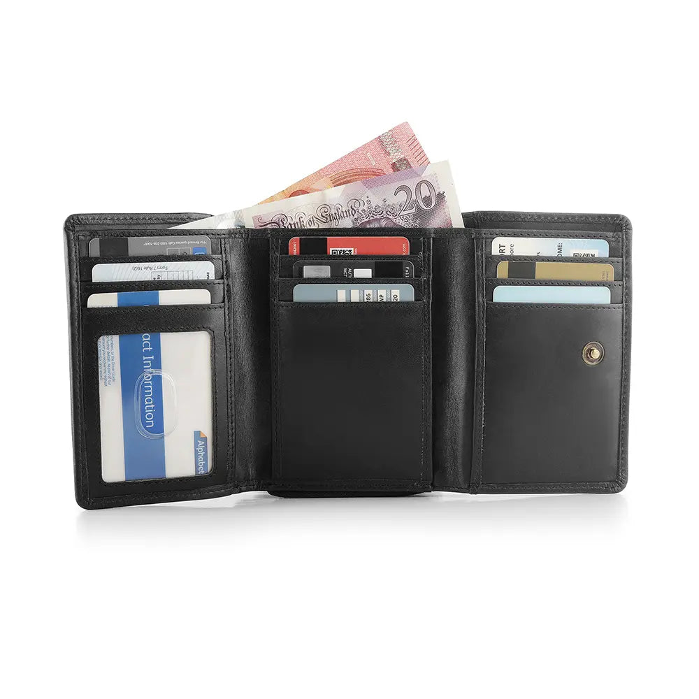 Leather Purse Trifold - Eterna Aura