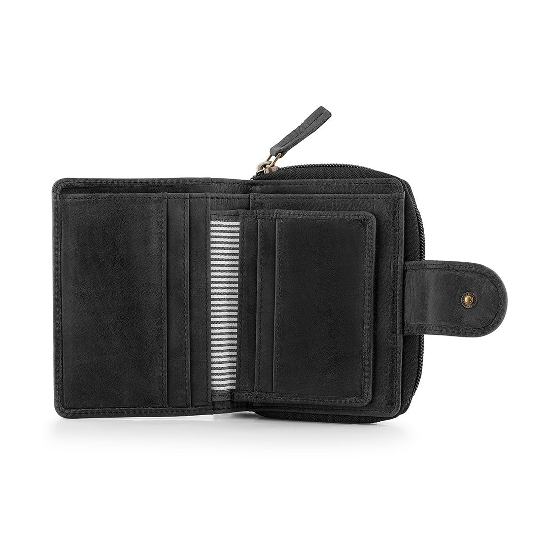 Columbia Leather Purse With Zip