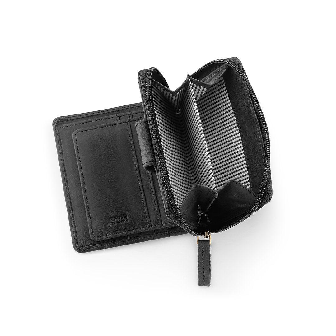 Columbia Leather Purse With Zip