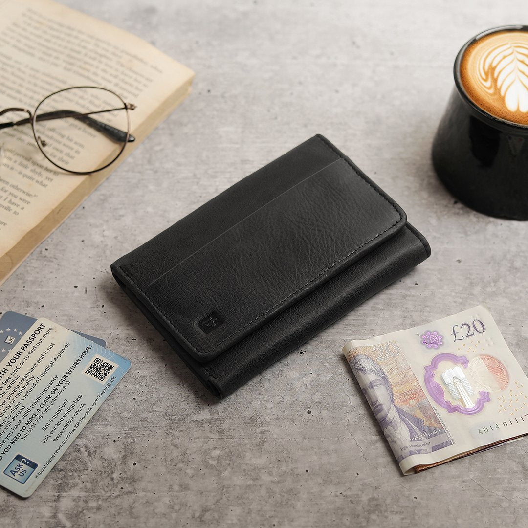 Black Trifold Wallet Columbia 1808 -10