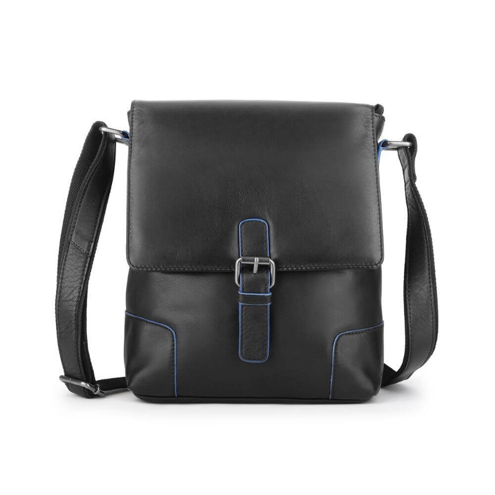 Classic Waxy Leather Messenger Bag for Laptops & Books Edgar Chester