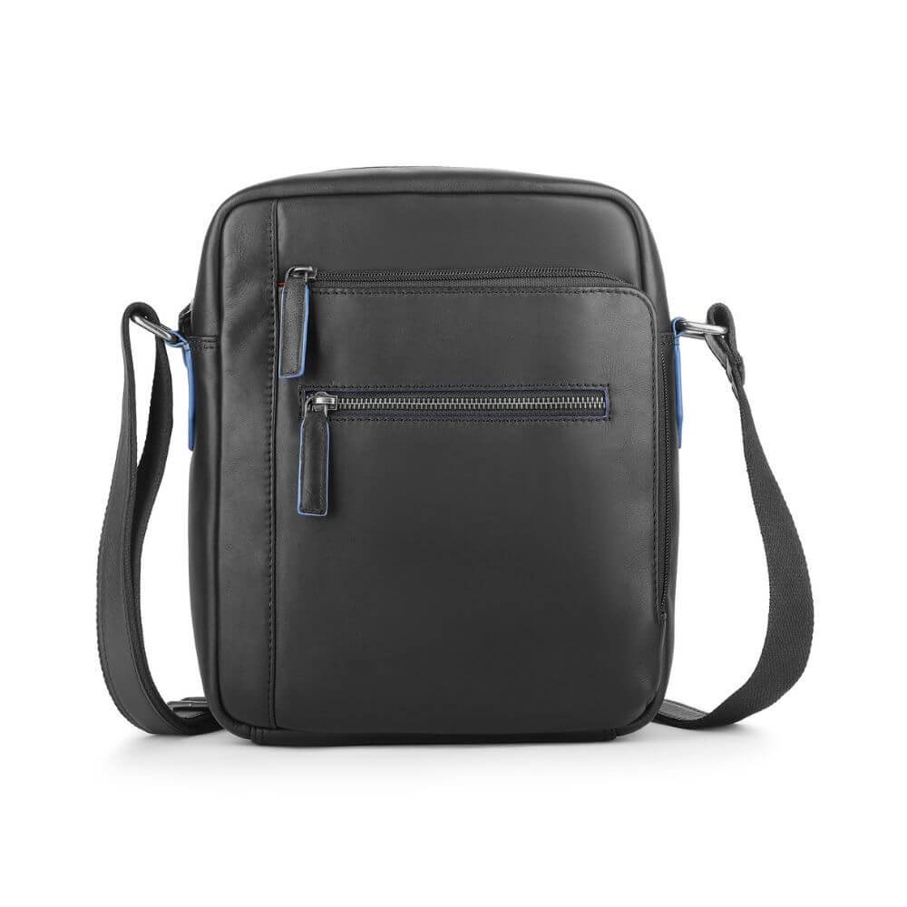Waxy Leather Messenger Bag with Organiser & Tablet Pocket Frankie Chester