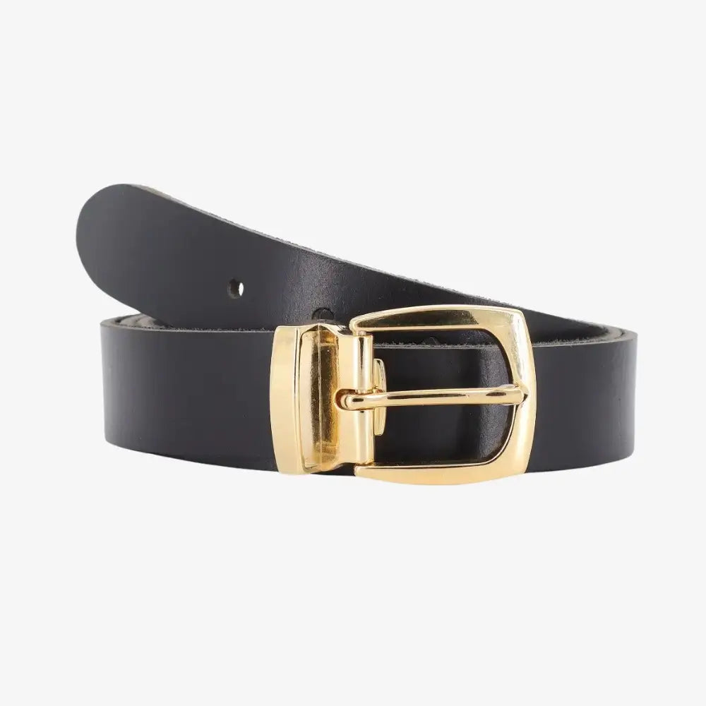 Women's Curved Horseshoe Leather Belt - Made in Britain