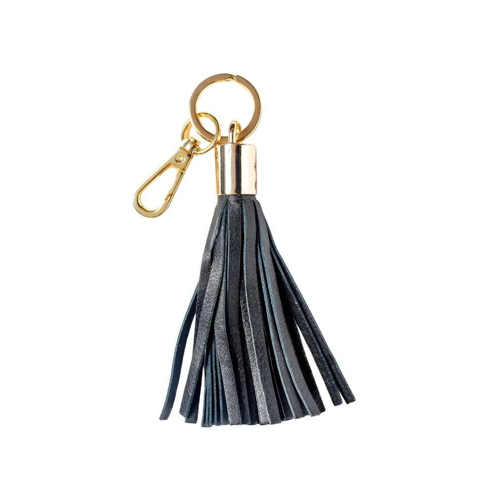 Leather Tassel Keychain Eden