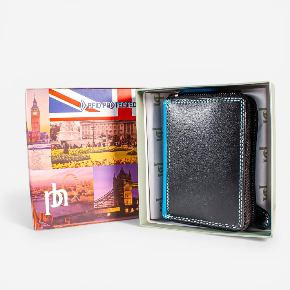 Leather Zip Around Credit Card Holder - Pippa London