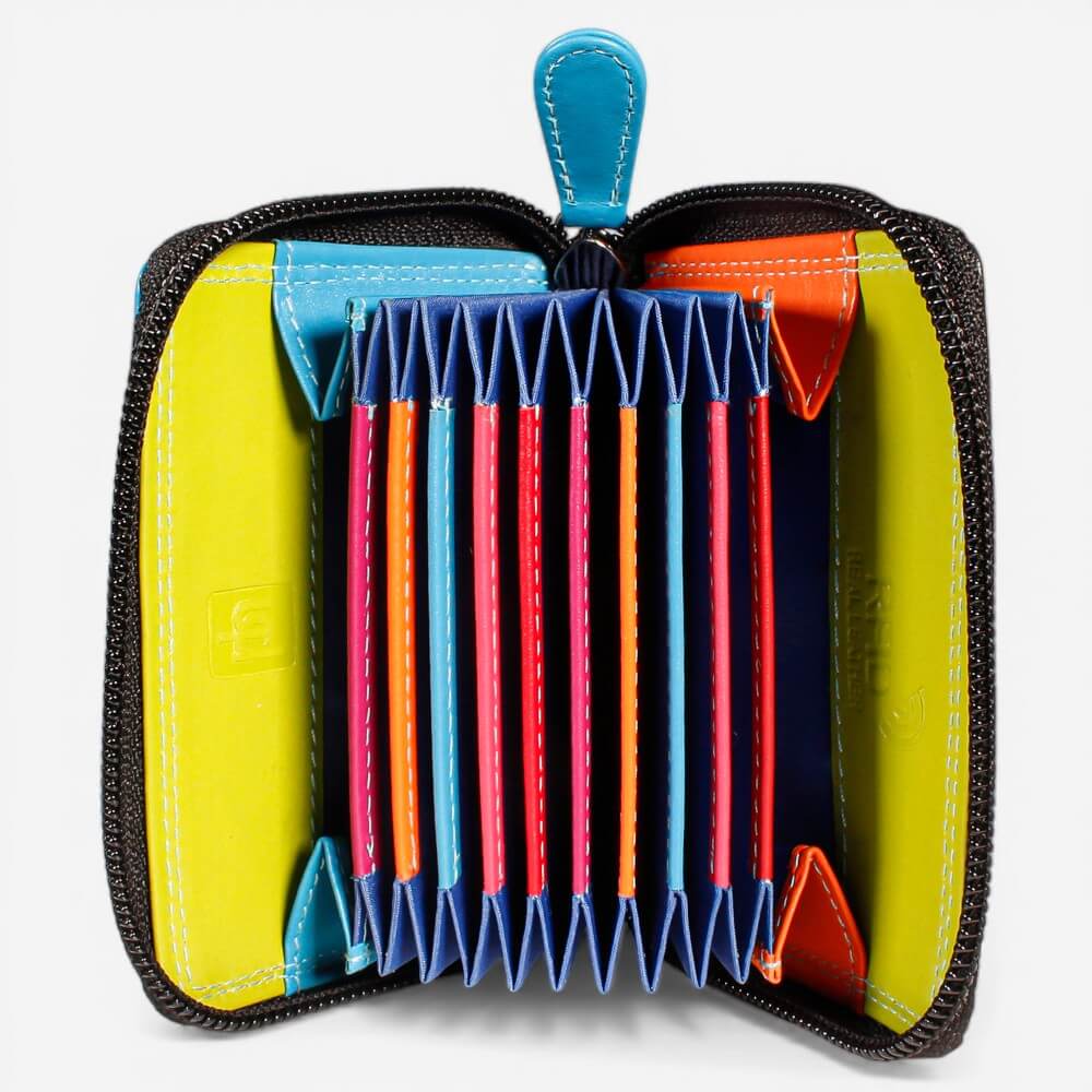 Leather Zip Around Credit Card Holder - Pippa London