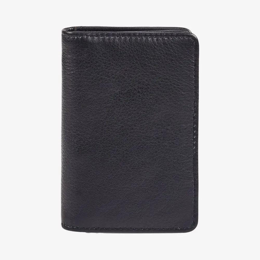 Miami real leather card holder with RFID protection in black 