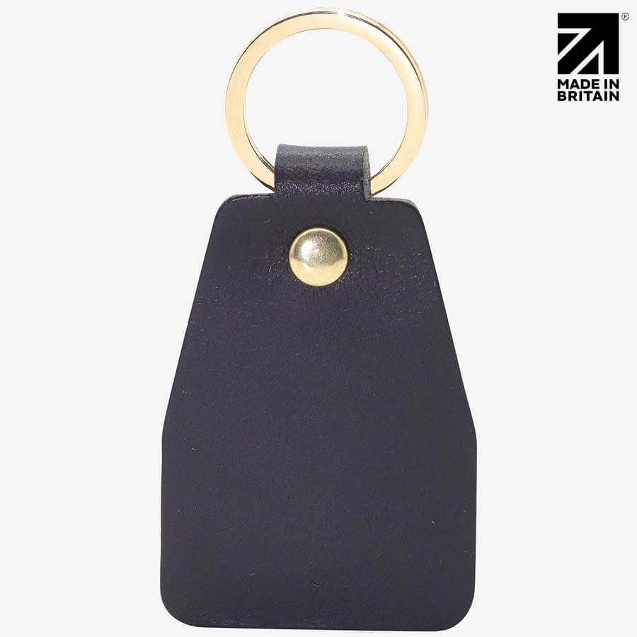 Personalised Heritage Leather Keyring | Full-Grain | Handmade in Britain