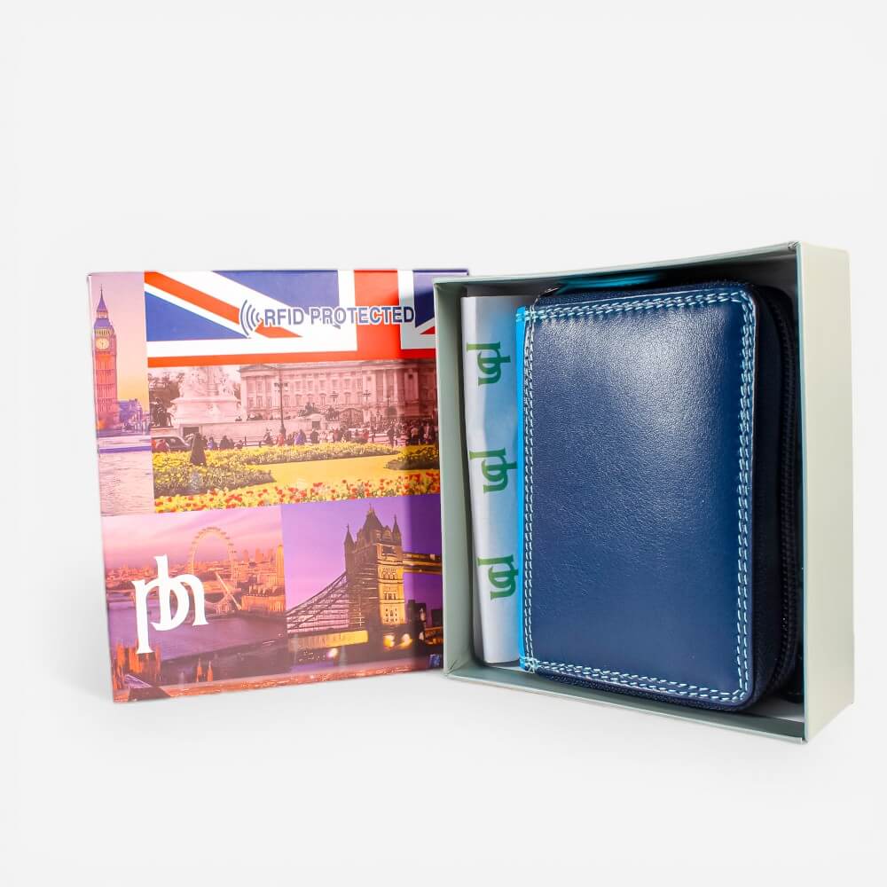 Leather Zip Around Credit Card Holder - Pippa London