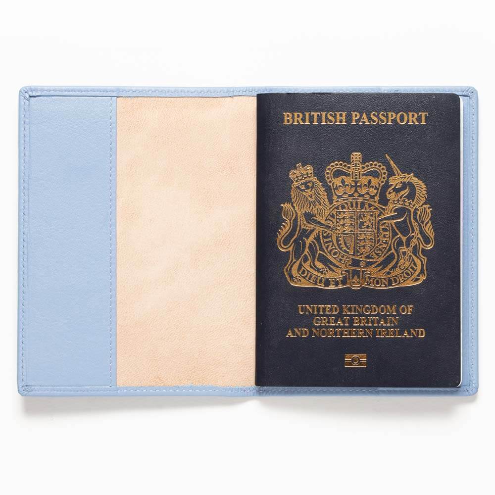 Personalised Leather Passport Cover - Eden