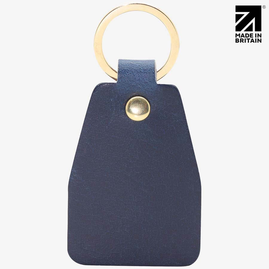 Personalised Heritage Leather Keyring | Full-Grain | Handmade in Britain
