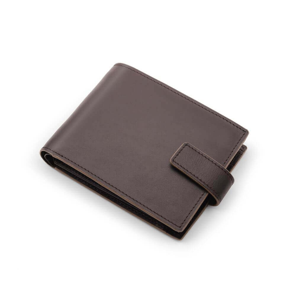 Brown Bifold Wallet RFID with tab &#8211; Outback 6401 (3)